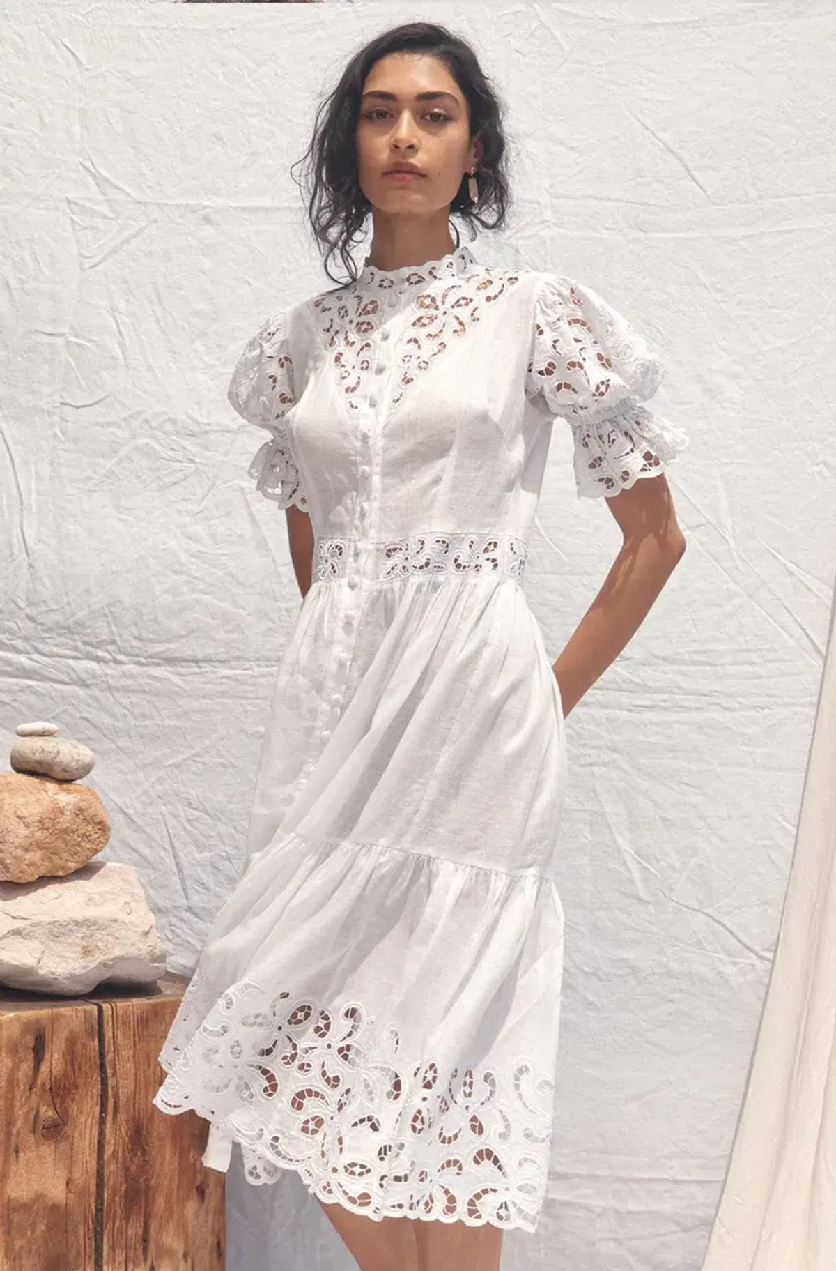 All That Remains Patience Dress White Size 10 - Image 3