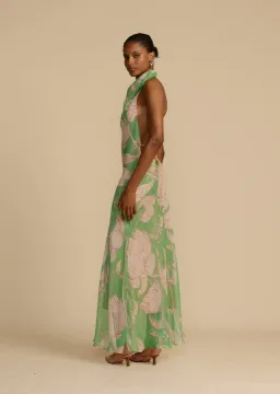 Arcina Ori Josefine Dress Green Floral Size 8 for rent on The Volte - image 2