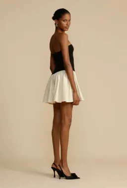 Arcina Ori Celine Mini Dress Black/White Size M/Au 10 for rent on The Volte - image 3