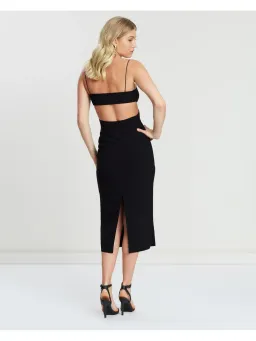 Bec & Bridge Elle Cut Out Midi Black Size AU 8 for rent on The Volte - image 3