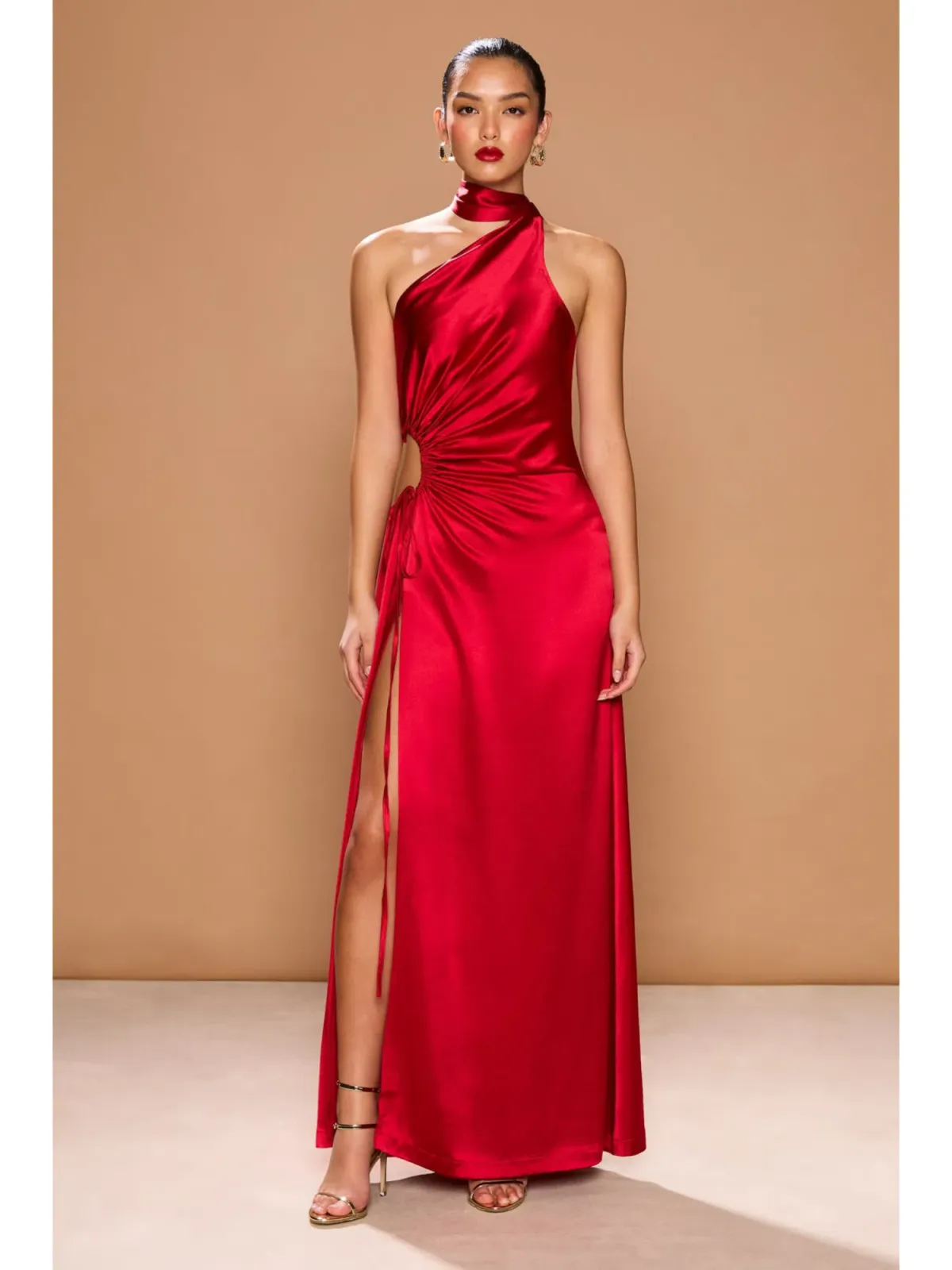 Sonya Moda Alia Maxi Dress Red Size AU 8 - Image 2