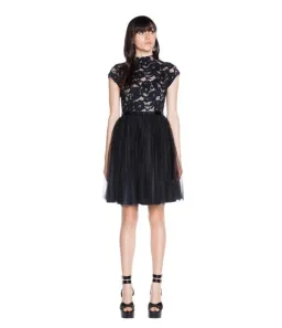 Cue Floral and Tulle Dress Black Size 14 for rent on The Volte - image 1