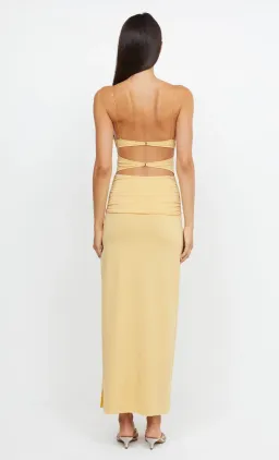 Bec & Bridge Montana Twist Dress Yellow Size 8 for rent on The Volte - image 4