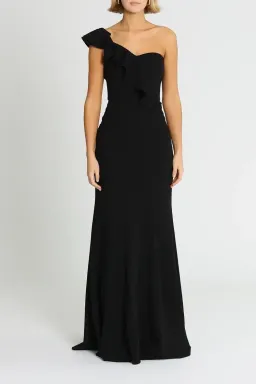 Rebecca Vallance Gigi Bustiere Gown in Black Size 8 for rent on The Volte - image 1