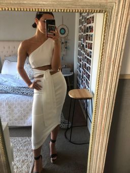 Maurie & Eve 'After Midnight Dress' White 10 for rent on The Volte - image 3