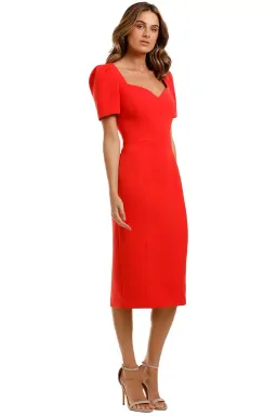 Rebecca Vallance Lamour Dress in Red Size 10 for rent on The Volte - image 2