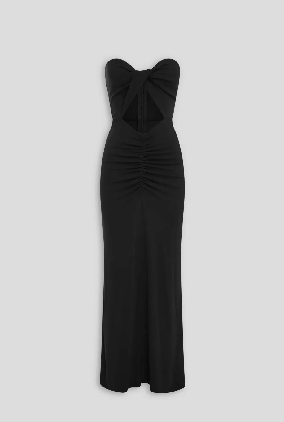 Venroy Draped Cutaway Strapless Dress Black Size AU 10 - Image 5