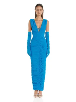 Eliya The Label Anna Dress Blue Size AU 6 for rent on The Volte - image 2