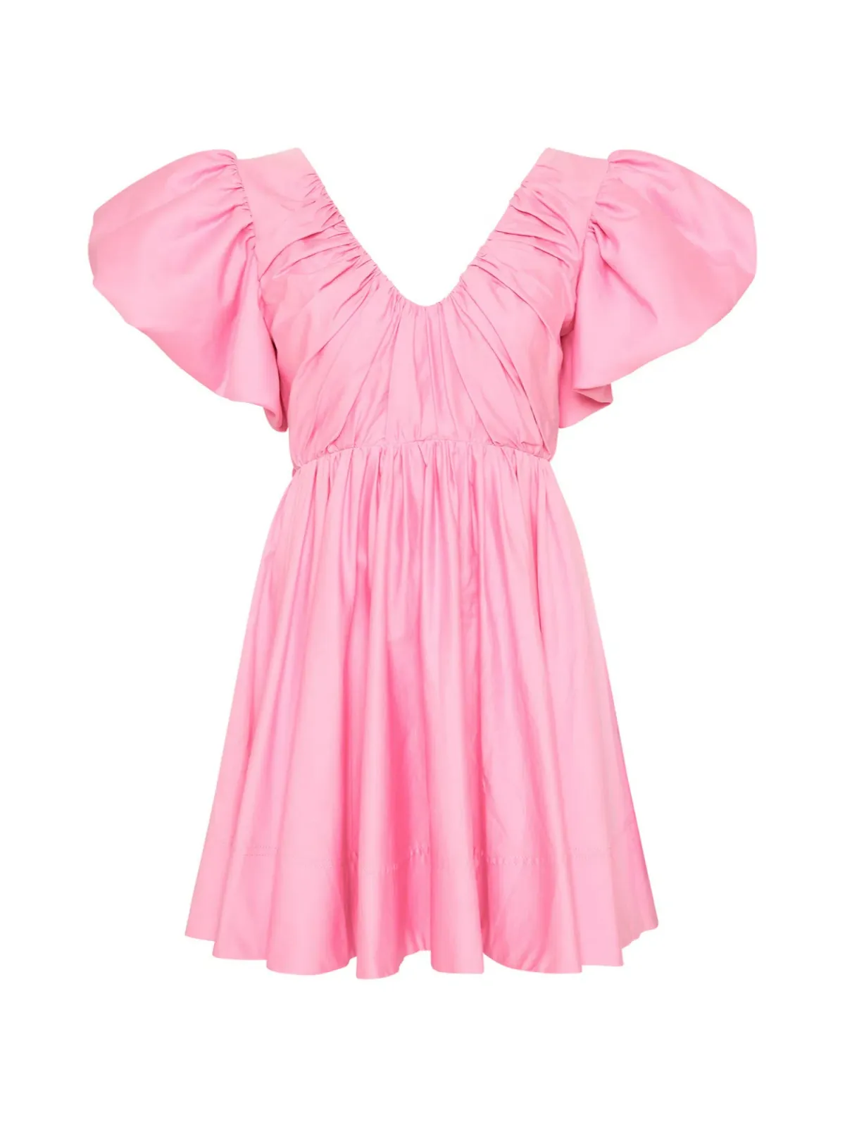 Aje Greta Bow Back Mini Dress Ballet Pink Size AU 10  - Image 4
