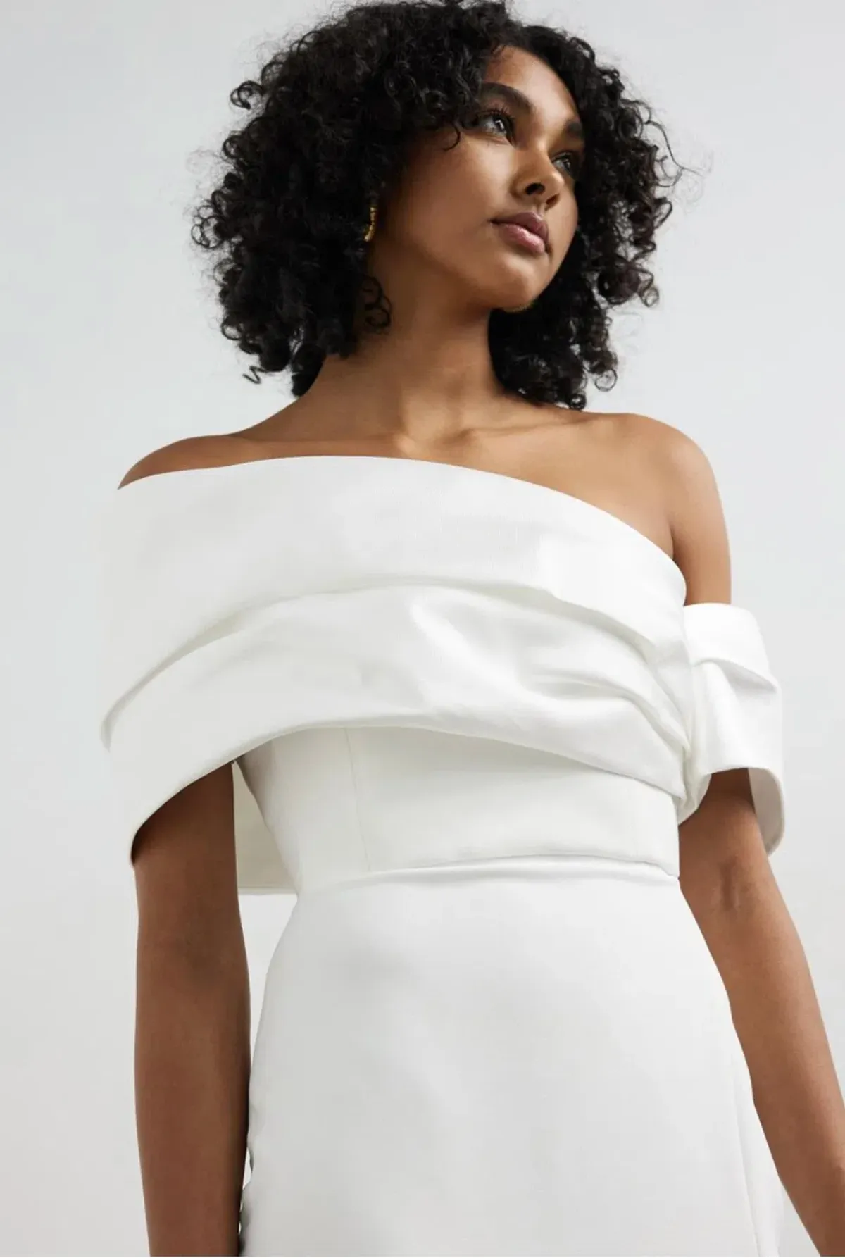 Solace London Alexis Maxi Gown Cream Size 10 - Image 3