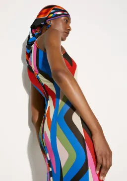 Emilio Pucci Printed Maxi Dress Multi Size S/Au 8 for rent on The Volte - image 5