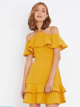 Calli Alana Halter Neck Mini Dress for rent on The Volte - image 3