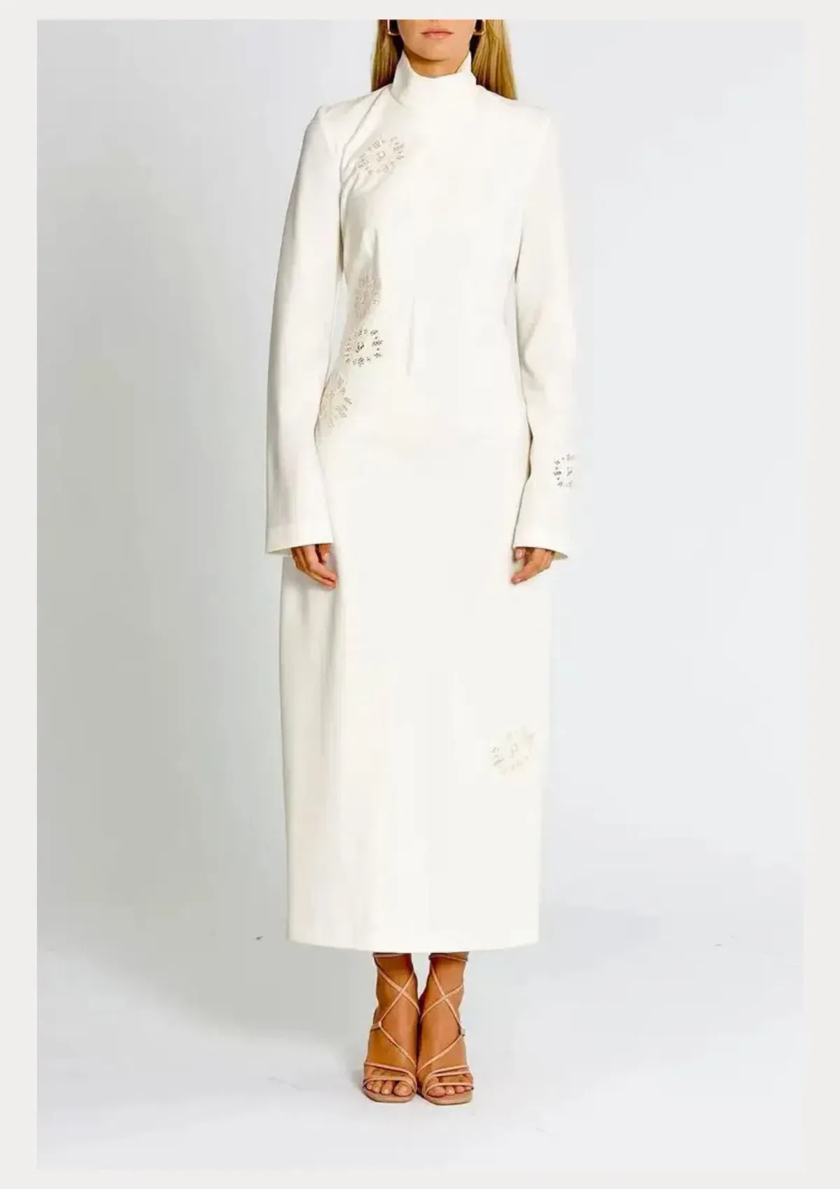 Camilla and Marc Viola Midi Dress Cream Size 8 - Image 1