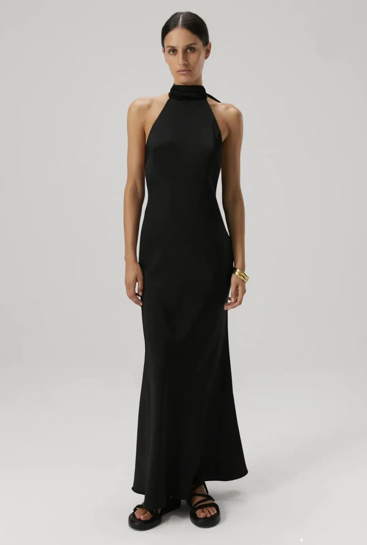 Misha Evianna Gown Black Size 8/S - Image 5
