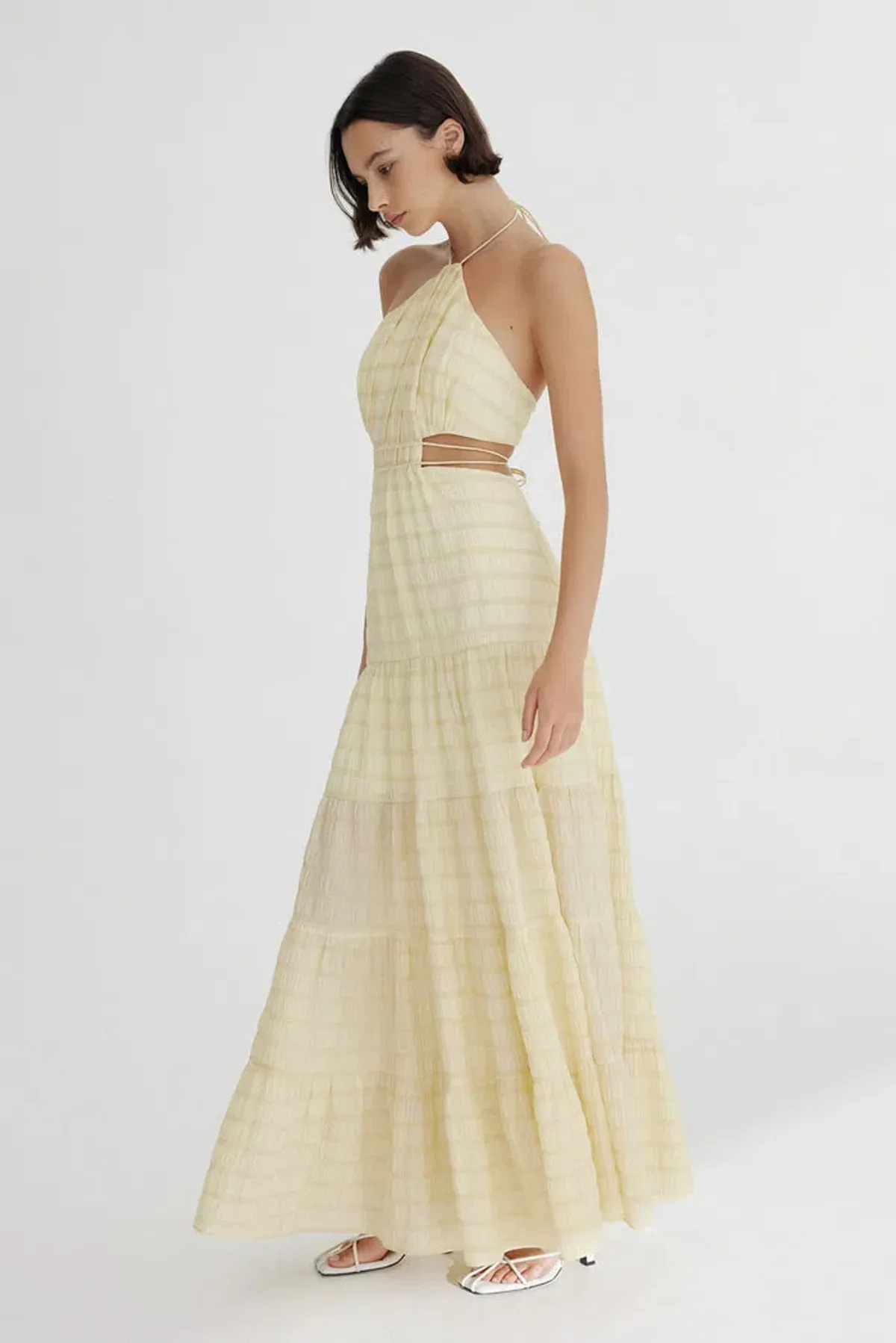 Significant Other Sophie Maxi Dress in Sunflower Check Size S / AU 8 - Image 2