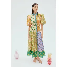 Alemais Finn Shirt Dress Multi Size 6 for rent on The Volte - image 1