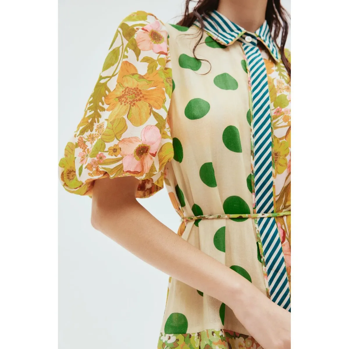 Alemais Finn Shirt Dress Multi Size 6 - Image 2