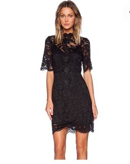 Elliatt Range Black Lace Dress for rent on The Volte - image 3