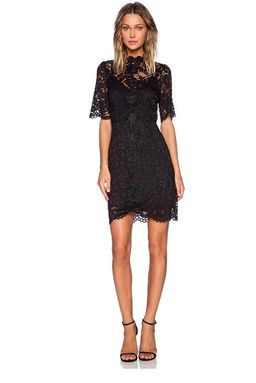 Elliatt Range Black Lace Dress for rent on The Volte - image 4