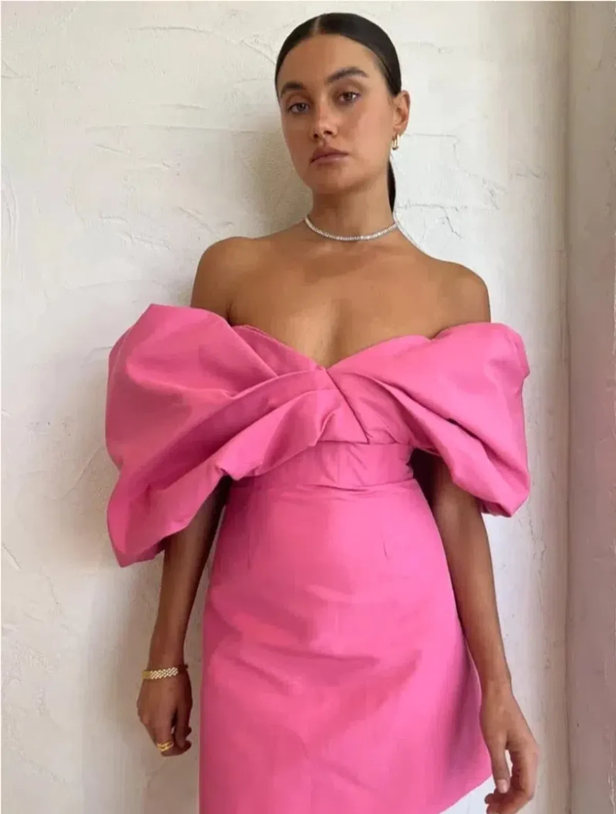 Rachel Gilbert Xavier Mini Dress Pink Size 3 / AU 12 - Image 2