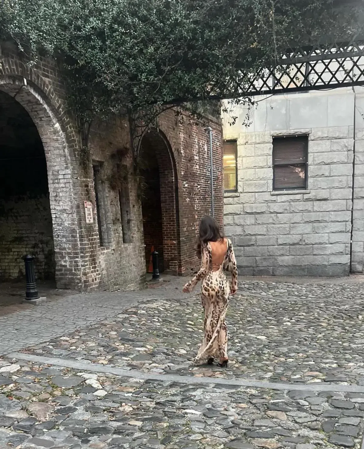 Retrofete Vienna Maxi Dress Vintage Cheetah Size 8 - Image 2