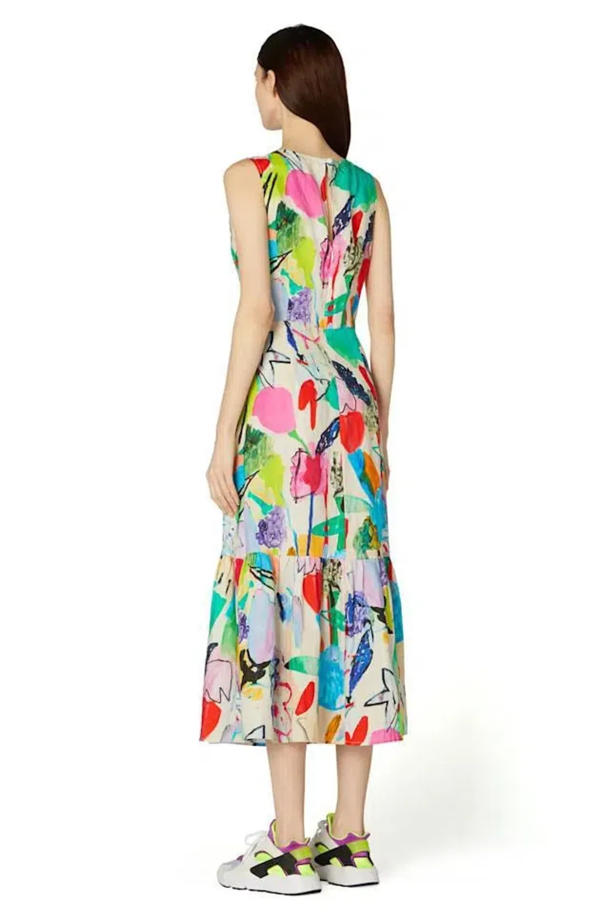 Gorman Flower in Fauve Dress Multi Size 14 - Image 3