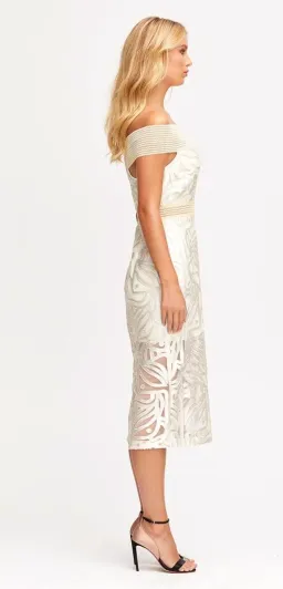Alice McCall Lunar Eclipse Midi Dress Cream Size 6/8 for rent on The Volte - image 2