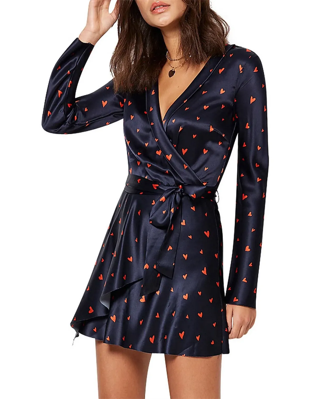Bec & Bridge Love Spell Mini Dress Navy Red Size 10 - Image 4