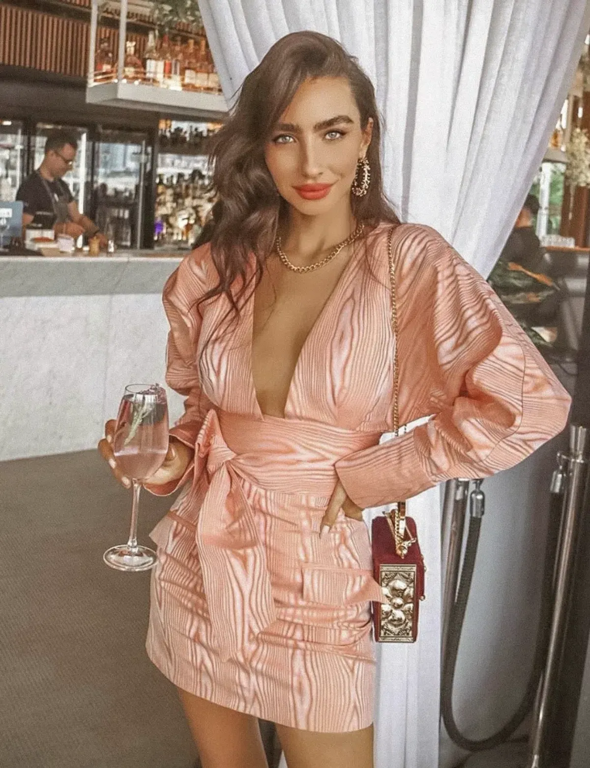 Manning Cartell Mini Mode Skirt Melon Pink Size 12 - Image 2