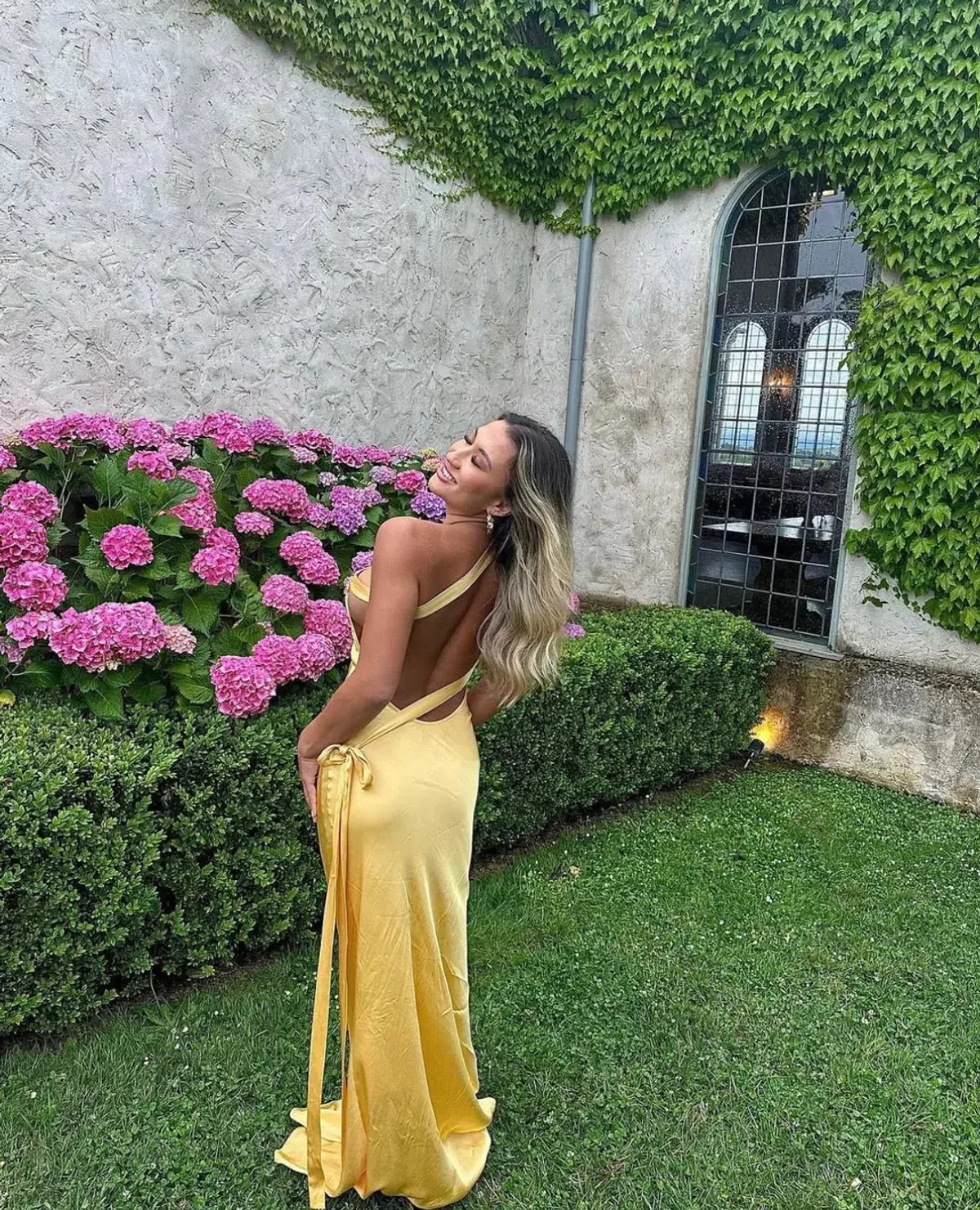 Arcina Ori Monique Maxi Dress Yellow Size M / AU 10 - Image 4