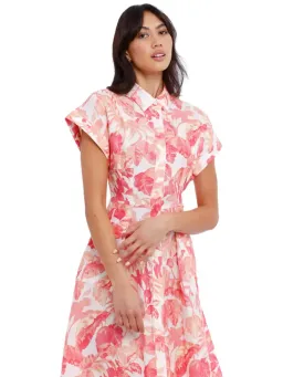 Rebecca Vallance Tropicale Midi Dress in Pink Size AU 6 for rent on The Volte - image 2