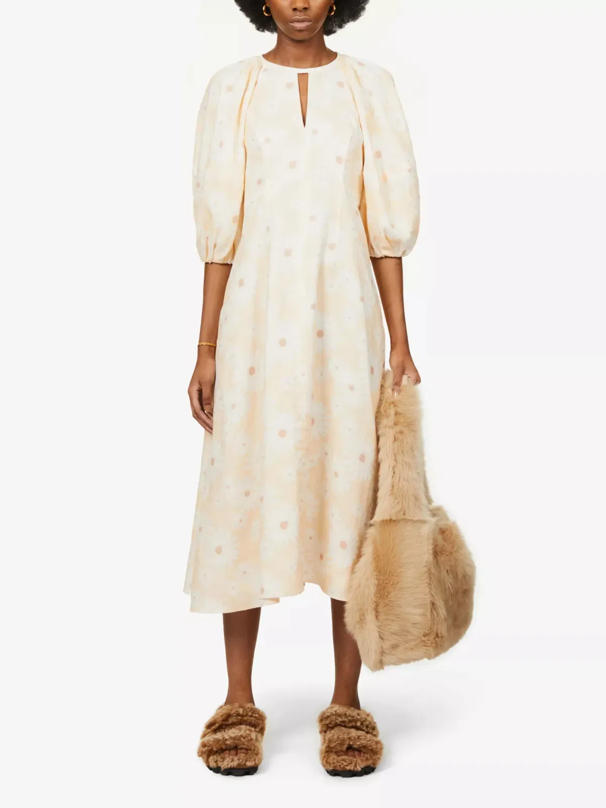 Oroton Daisy Print Dress Floral Size 12 - Image 1