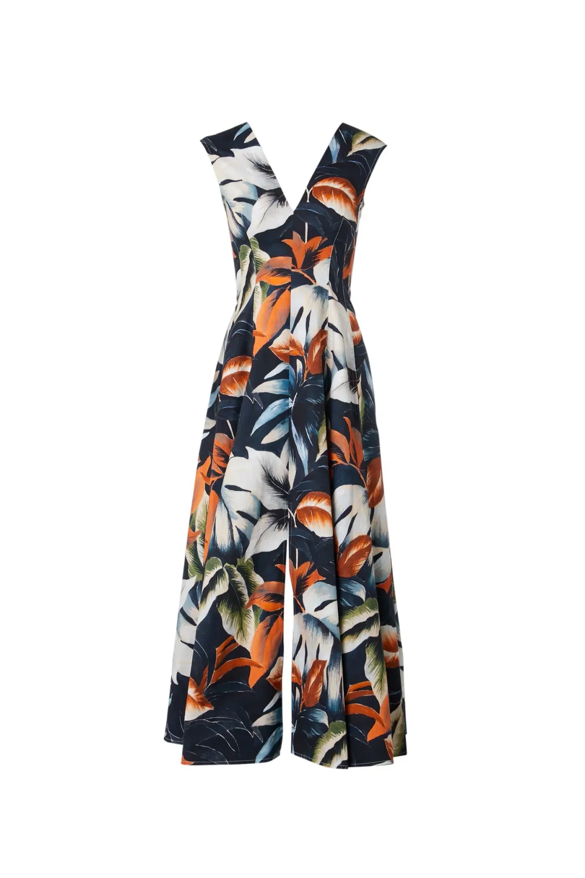 Scanlan Theodore Tropical Print Midi Dress Sienna Size 10 - Image 4