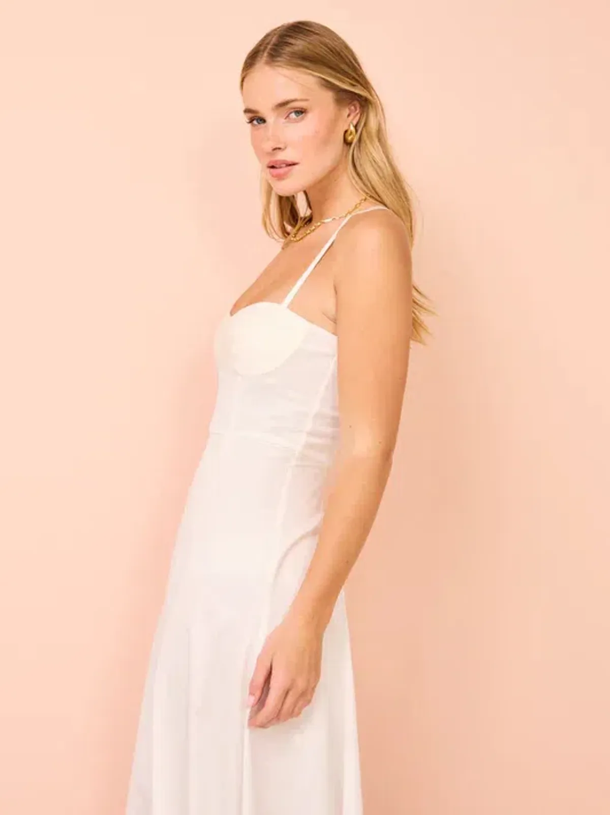 Auteur Studio Sloane Maxi Dress White Size 8 - Image 4