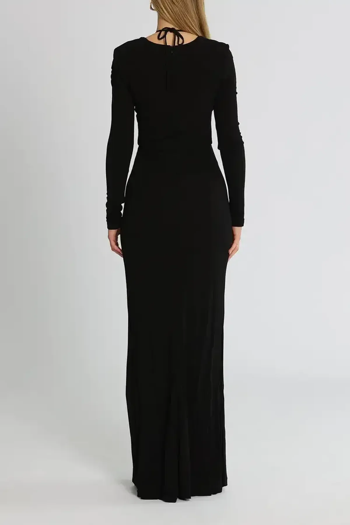 Rebecca Vallance Riccardo Gown in Black Size 8 - Image 3