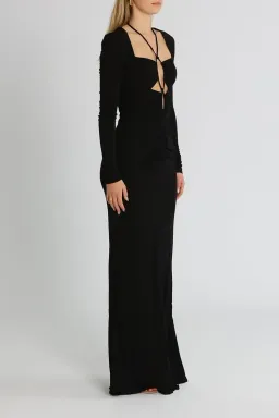 Rebecca Vallance Riccardo Gown in Black Size 8 for rent on The Volte - image 2