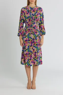 Rebecca Vallance La Isla Bonita Midi Dress Floral Size 12 for rent on The Volte - image 1