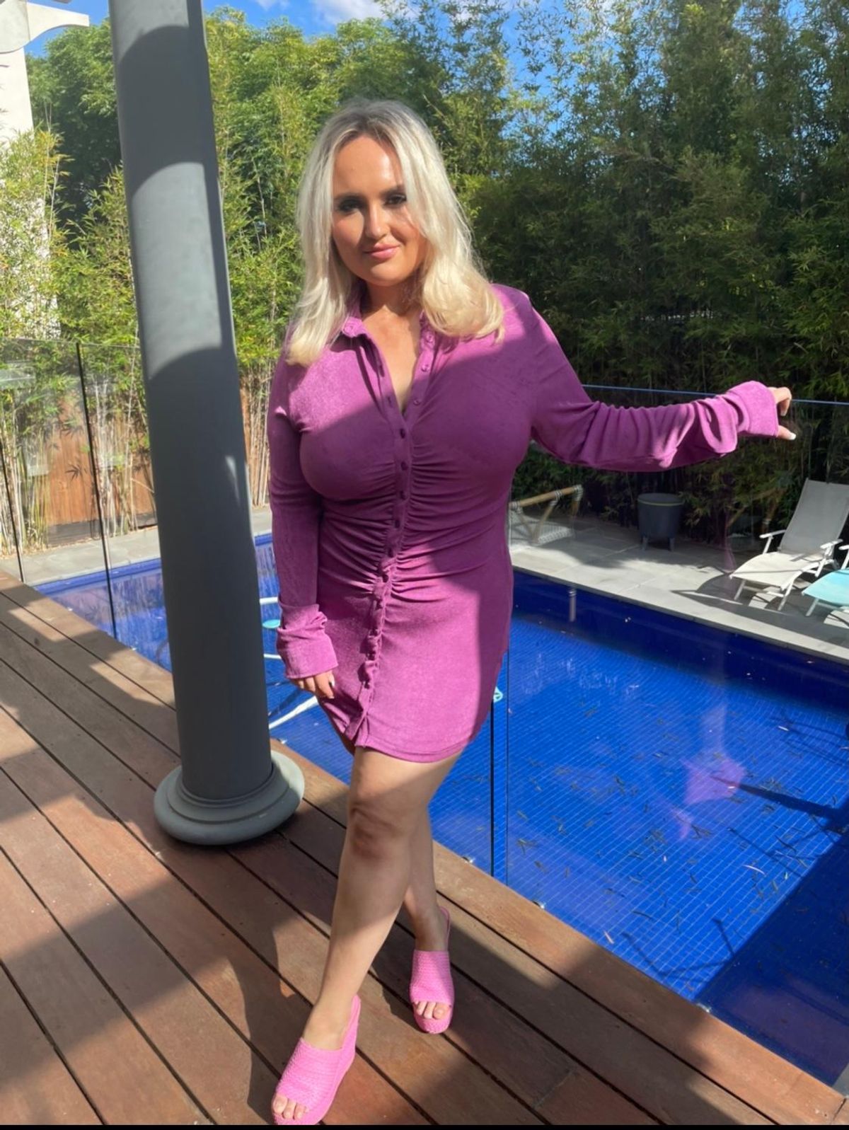 With Jean Andy dress Violetta size L  - Image 1