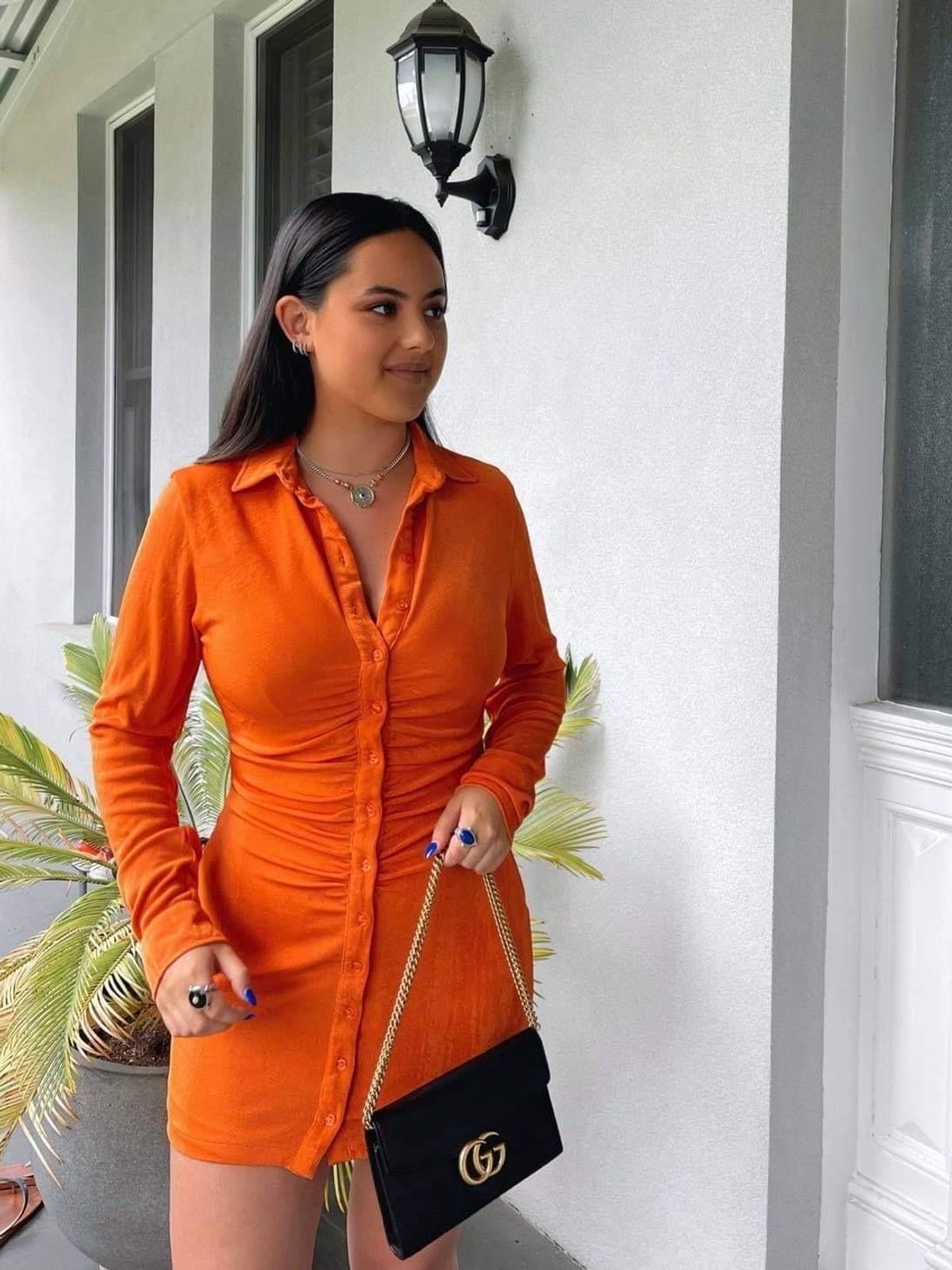 With Jean Andy dress in maple S  - Image 1