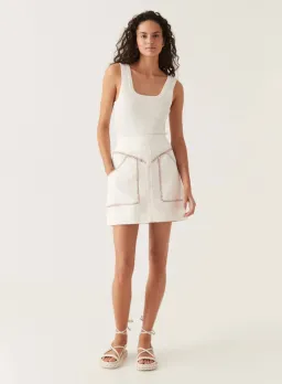 Aje Sahira Top & Skirt Set White Size 8 & 6 for rent on The Volte - image 2