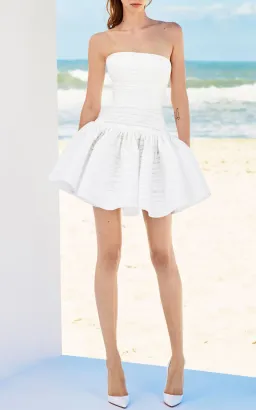 Alex Perry Sophie Stripe Jacquard Dress Size 10 for rent on The Volte - image 1