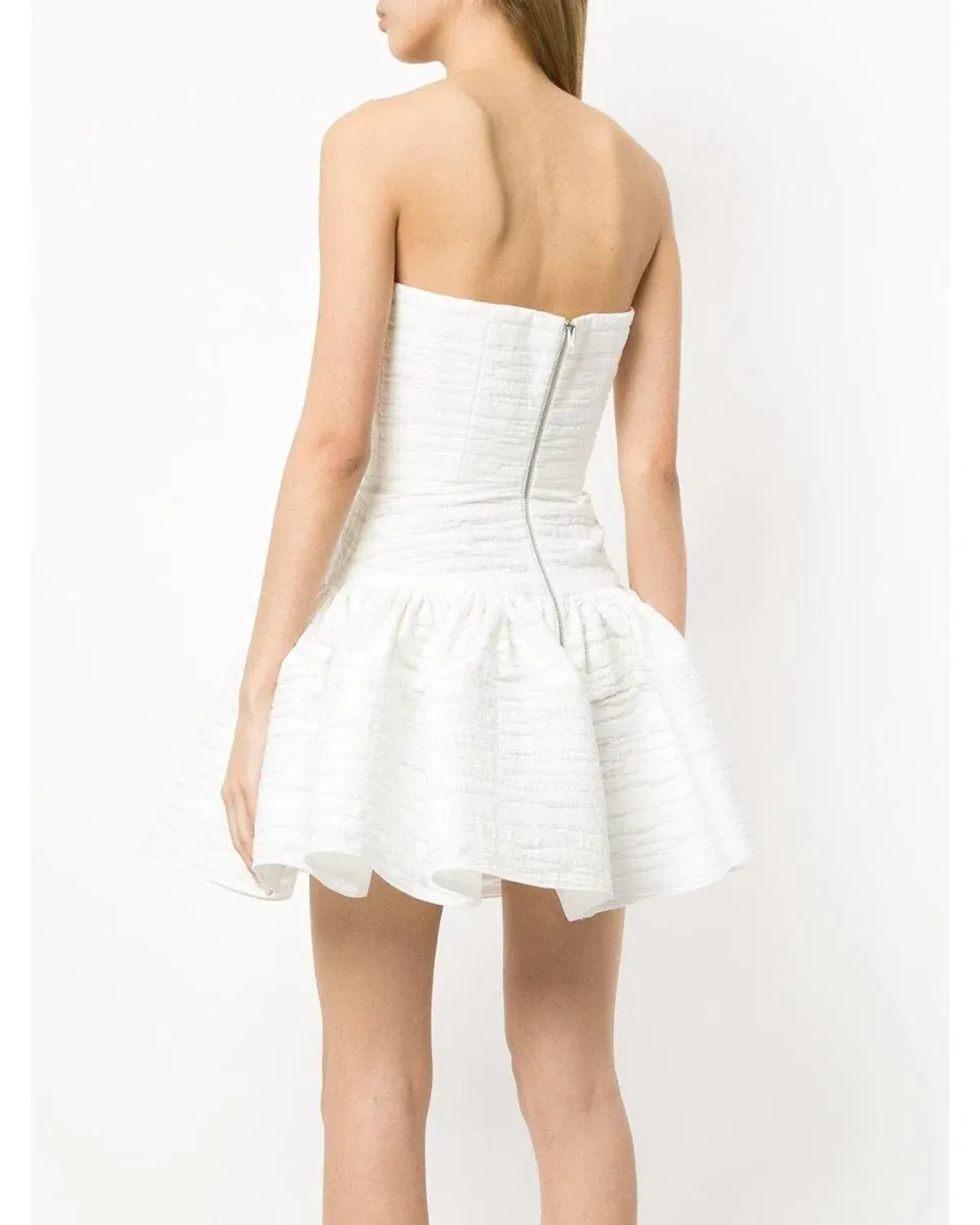 Alex Perry Sophie Stripe Jacquard Dress Size 10 - Image 3