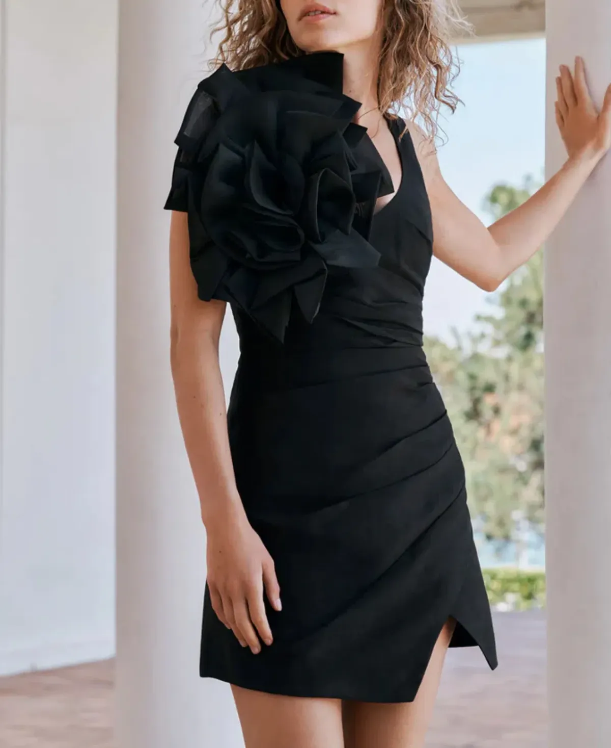 Aje Energy Mini Dress Black Size 8  - Image 2