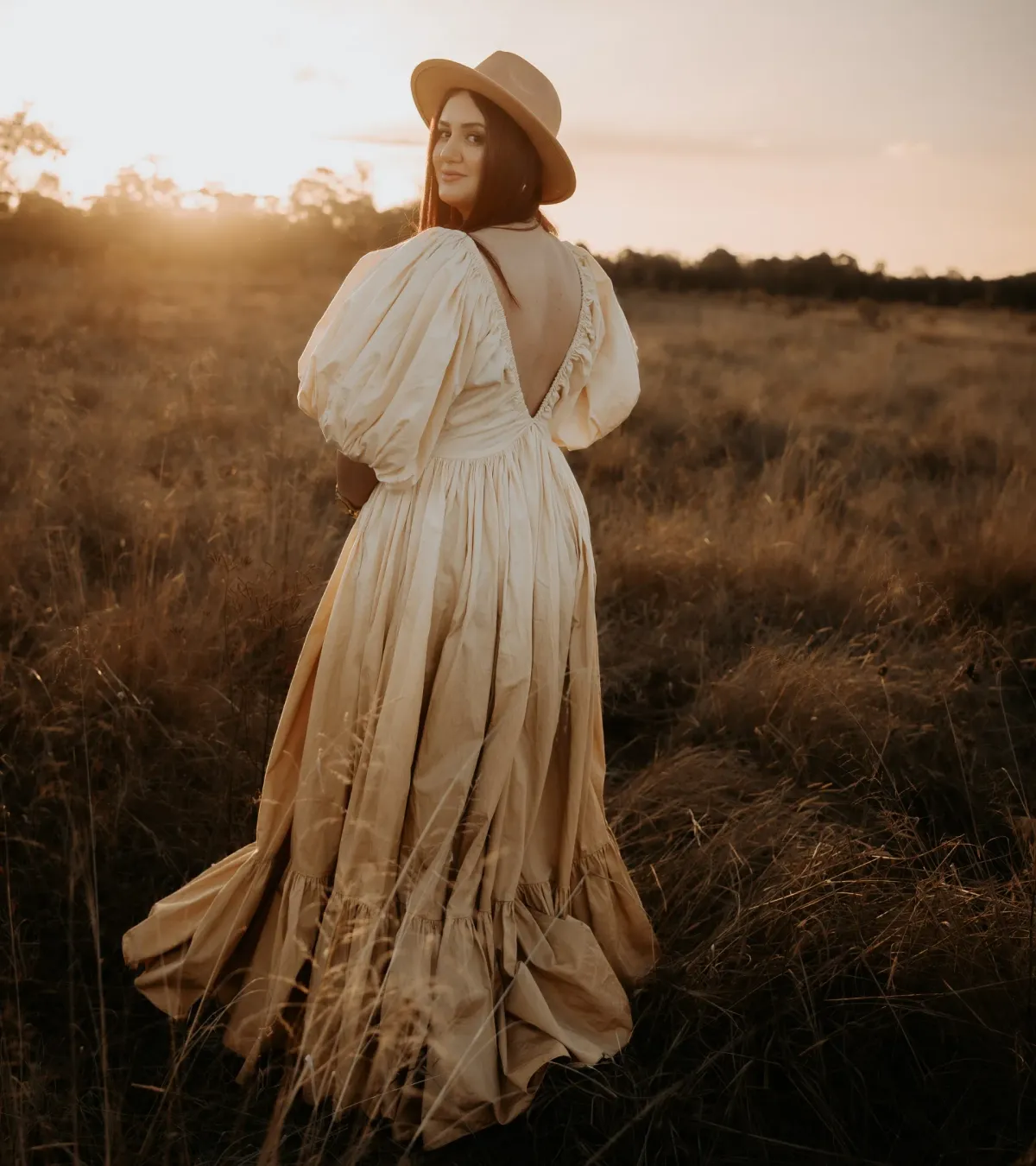 Rooh Collective Birthday Gown in Sun Ombre Size 10 - Image 4