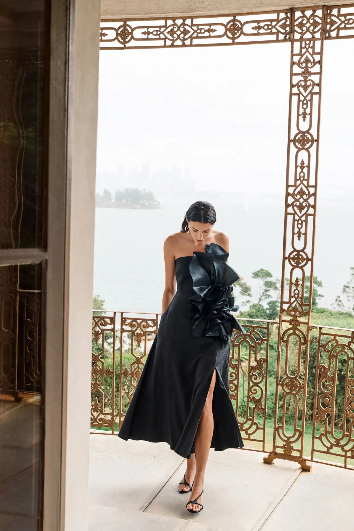 Aje Energy Midi Dress Black Size 14 - Image 3