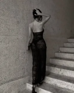 Natalie Rolt Naomi Dress Black Size 6 for rent on The Volte - image 3