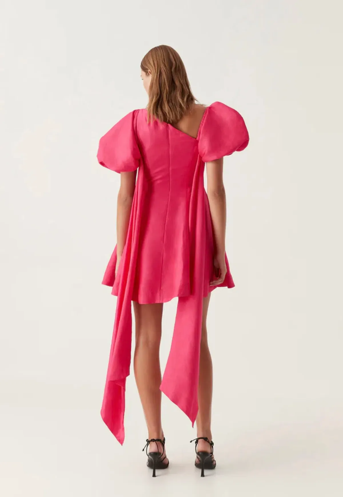 Aje Arista Tulip Sleeve Mini Dress Size 12  - Image 2