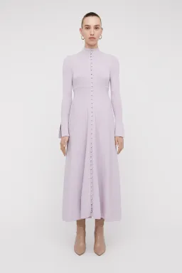 Scanlan Theodore Polo Dress Mauve Size 6 for rent on The Volte - image 1