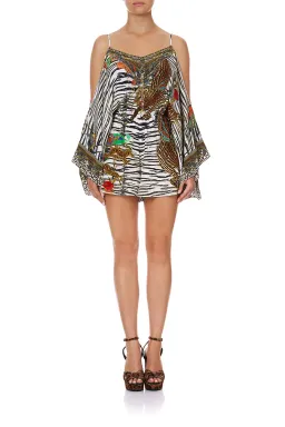 Camilla Franks Drop Shoulder Playsuit Cosmic Conflict Size M / AU 12 for rent on The Volte - image 4