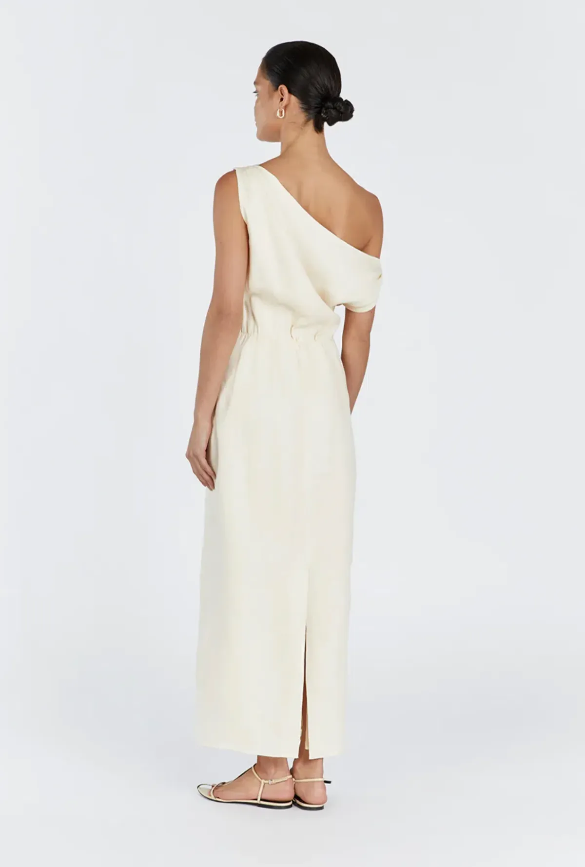 Dissh Cass Buttermilk Linen Midi Dress - Image 5